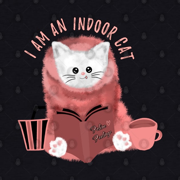 I  am an indoor cat - Introvert cat - Indoorsy by Saishaadesigns